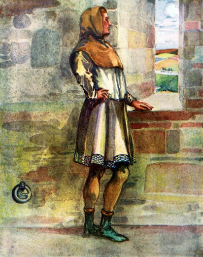 Costume maschile nel regno di Riccardo I (1189-1199) da Dion Clayton Calthrop